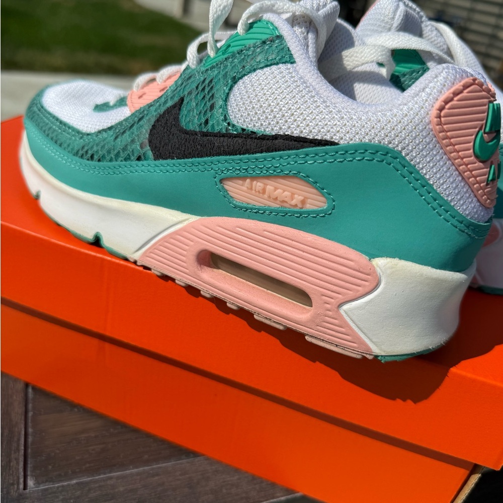 Nike Air Max 90 - Washed Teal Snakeskin (GS)